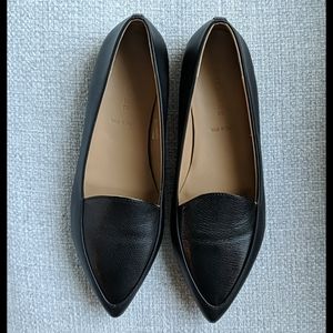 Everlane Modern Point Loafer Black